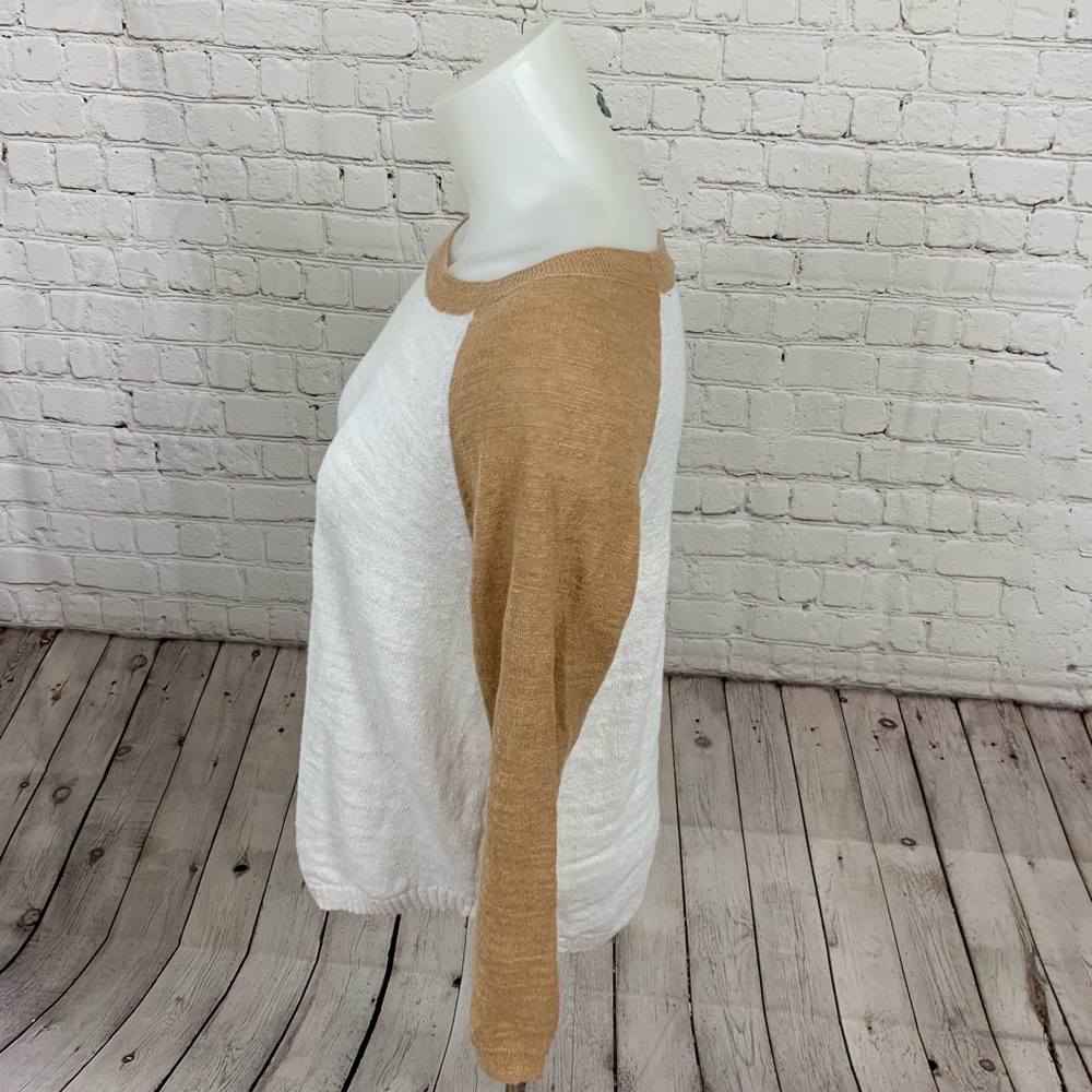 J. Crew Color Block Raglan Sweater - Picture 3 of 7